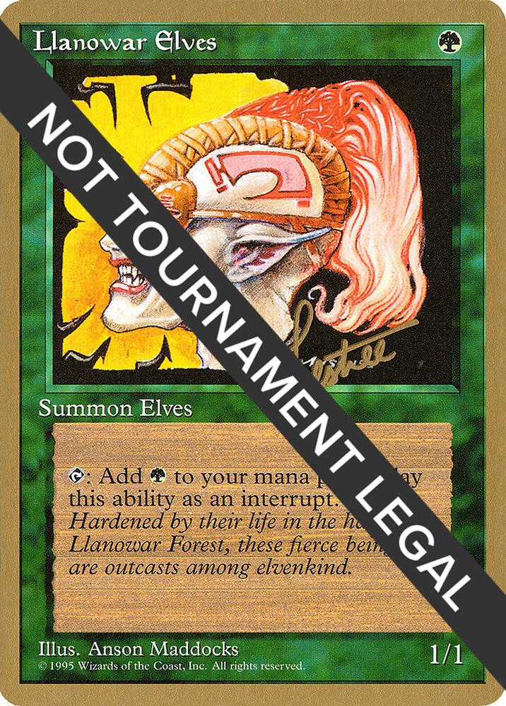 Llanowar Elves - 1996 Bertrand Lestree (4ED), World Championship Decks #186523