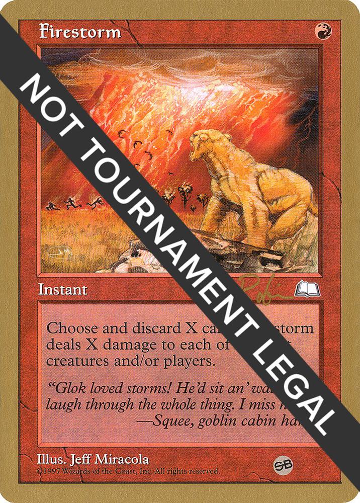 Firestorm - 1998 Ben Rubin (WTH) (SB), World Championship Decks #187237