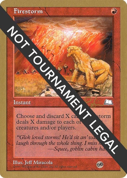 Firestorm - 1998 Ben Rubin (WTH) (SB), World Championship Decks #187237