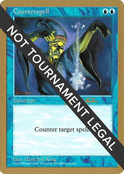 Counterspell - 1997 Janosch Kuhn (5ED), World Championship Decks #189740