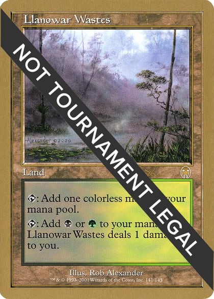 Llanowar Wastes - 2001 Jan Tomcani (APC), World Championship Decks #189743