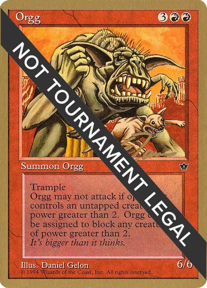 Orgg - 1996 Eric Tam (FEM), World Championship Decks #189745