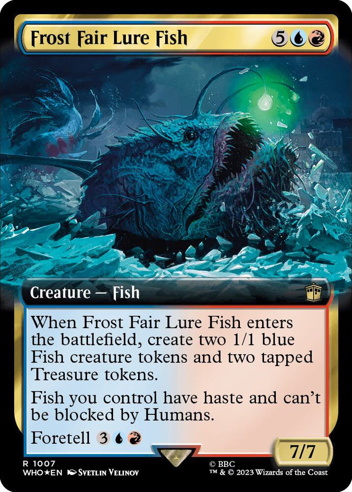Frost Fair Lure Fish (Extended Art) (Surge Foil), Universes Beyond: Doctor Who 1007