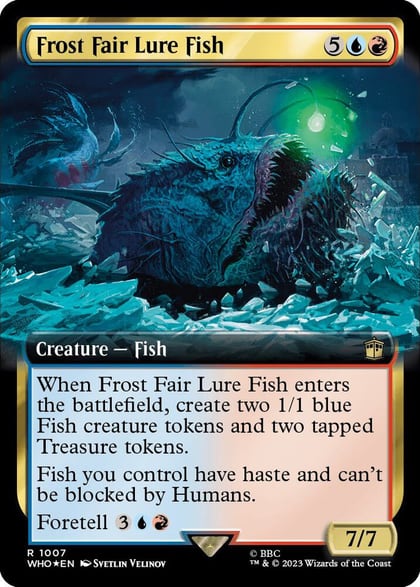 Frost Fair Lure Fish (Extended Art) (Surge Foil), Universes Beyond: Doctor Who 1007