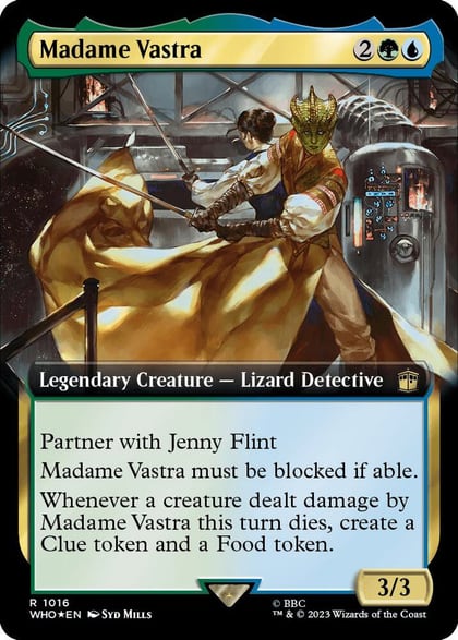 Madame Vastra (Extended Art) (Surge Foil), Universes Beyond: Doctor Who 1016
