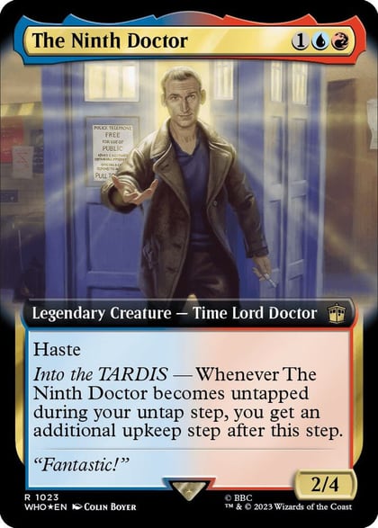 The Ninth Doctor (Extended Art) (Surge Foil), Universes Beyond: Doctor Who 1023