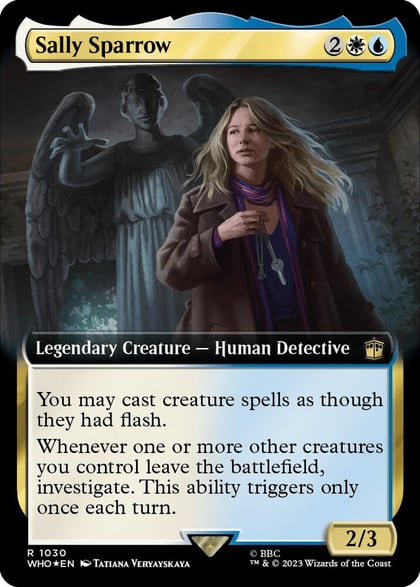 Sally Sparrow (Extended Art) (Surge Foil), Universes Beyond: Doctor Who 1030