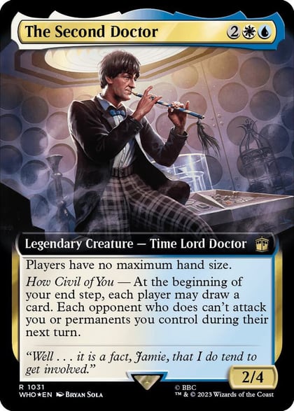 The Second Doctor (Extended Art) (Surge Foil), Universes Beyond: Doctor Who 1031