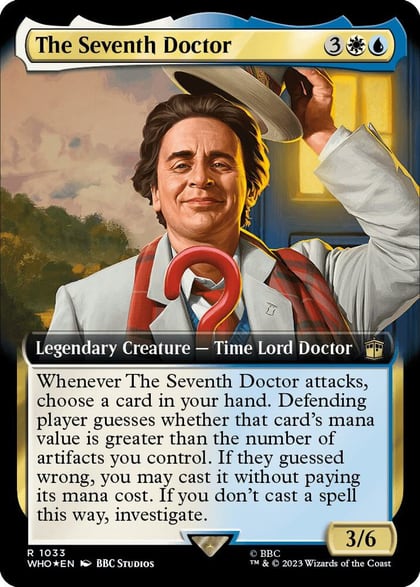 The Seventh Doctor (Extended Art) (Surge Foil), Universes Beyond: Doctor Who 1033