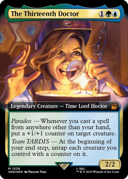 The Thirteenth Doctor (Extended Art) (Surge Foil), Universes Beyond: Doctor Who 1039