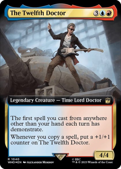 The Twelfth Doctor (Extended Art) (Surge Foil), Universes Beyond: Doctor Who 1040