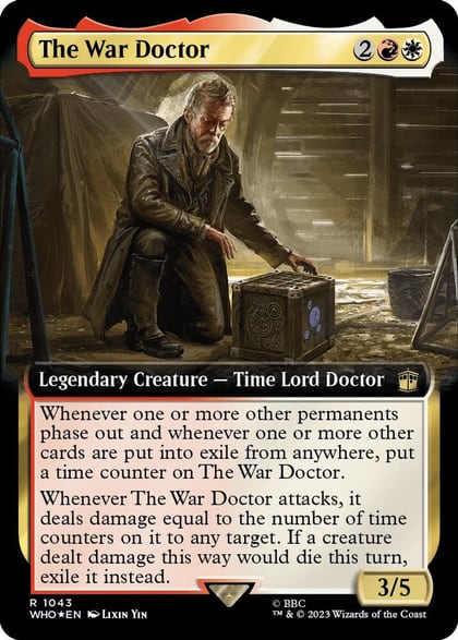 The War Doctor (Extended Art) (Surge Foil), Universes Beyond: Doctor Who 1043