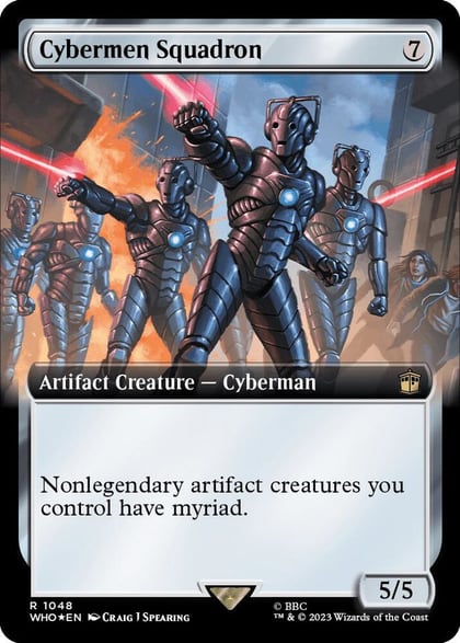 Cybermen Squadron (Extended Art) (Surge Foil), Universes Beyond: Doctor Who 1048