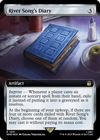 River Song's Diary (Extended Art) (Surge Foil), Universes Beyond: Doctor Who 1051