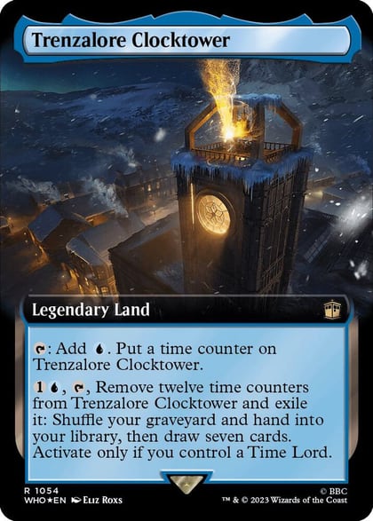 Trenzalore Clocktower (Extended Art) (Surge Foil), Universes Beyond: Doctor Who 1054