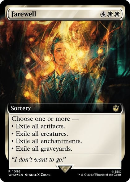 Farewell (Extended Art) (Surge Foil), Universes Beyond: Doctor Who 1056