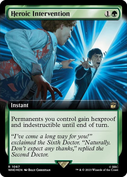 Heroic Intervention (Extended Art) (Surge Foil), Universes Beyond: Doctor Who 1067