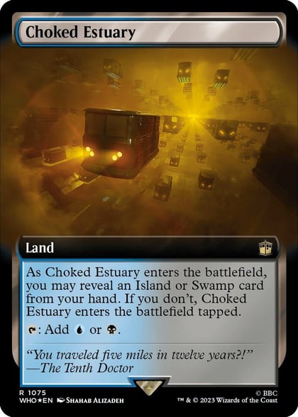 Choked Estuary (Extended Art) (Surge Foil), Universes Beyond: Doctor Who 1075