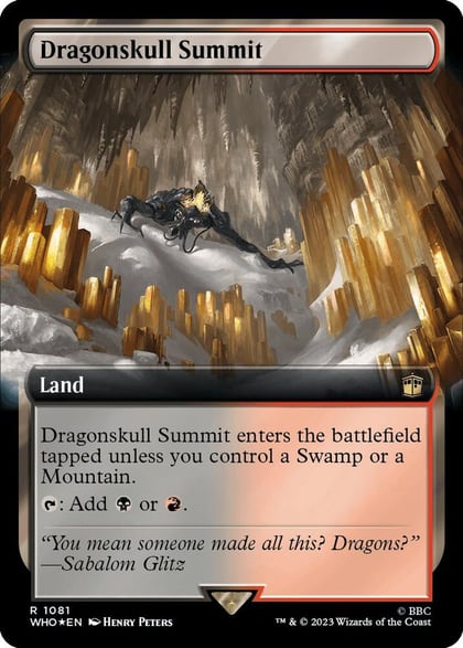 Dragonskull Summit (Extended Art) (Surge Foil), Universes Beyond: Doctor Who 1081