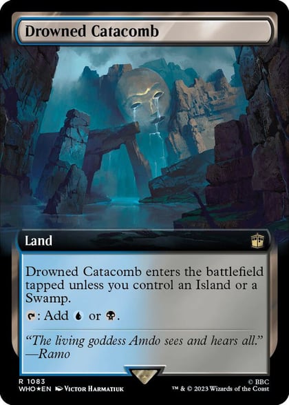 Drowned Catacomb (Extended Art) (Surge Foil), Universes Beyond: Doctor Who 1083