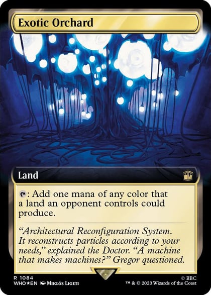 Exotic Orchard (Extended Art) (Surge Foil), Universes Beyond: Doctor Who 1084
