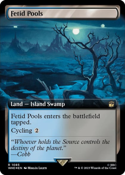 Fetid Pools (Extended Art) (Surge Foil), Universes Beyond: Doctor Who 1085