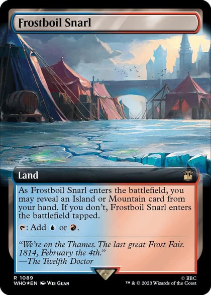 Frostboil Snarl (Extended Art) (Surge Foil), Universes Beyond: Doctor Who 1089