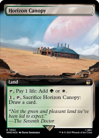 Horizon Canopy (Extended Art) (Surge Foil), Universes Beyond: Doctor Who 1094