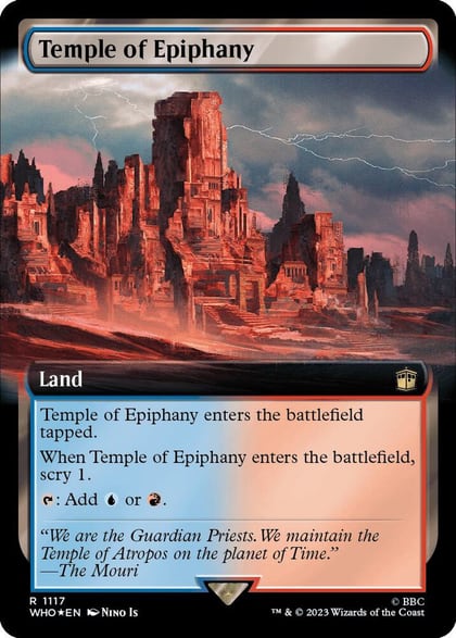 Temple of Epiphany (Extended Art) (Surge Foil), Universes Beyond: Doctor Who 1117
