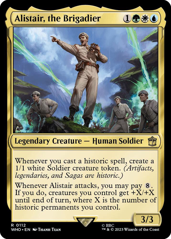 Alistair, the Brigadier, Universes Beyond: Doctor Who 112