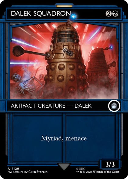 Dalek Squadron (Showcase) (Surge Foil), Universes Beyond: Doctor Who 1129