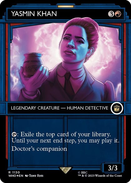 Yasmin Khan (Showcase) (Surge Foil), Universes Beyond: Doctor Who 1130