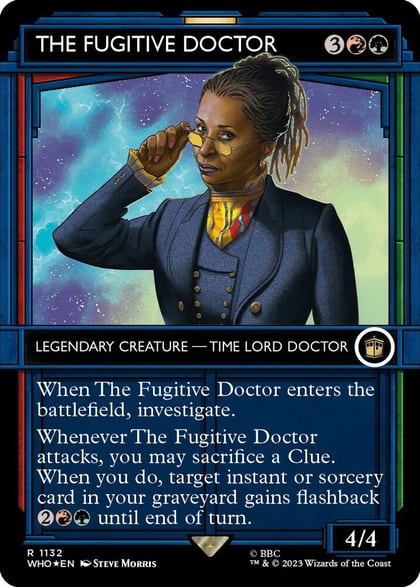 The Fugitive Doctor (Showcase) (Surge Foil), Universes Beyond: Doctor Who 1132