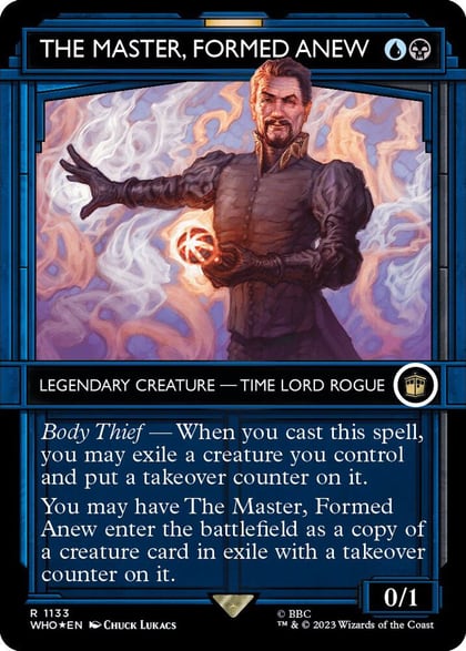 The Master, Formed Anew (Showcase) (Surge Foil), Universes Beyond: Doctor Who 1133