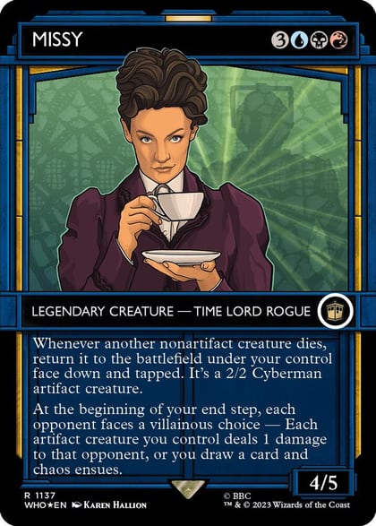 Missy (Showcase) (Surge Foil), Universes Beyond: Doctor Who 1137