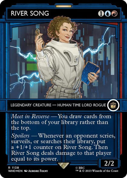 River Song (Showcase) (Surge Foil), Universes Beyond: Doctor Who 1138