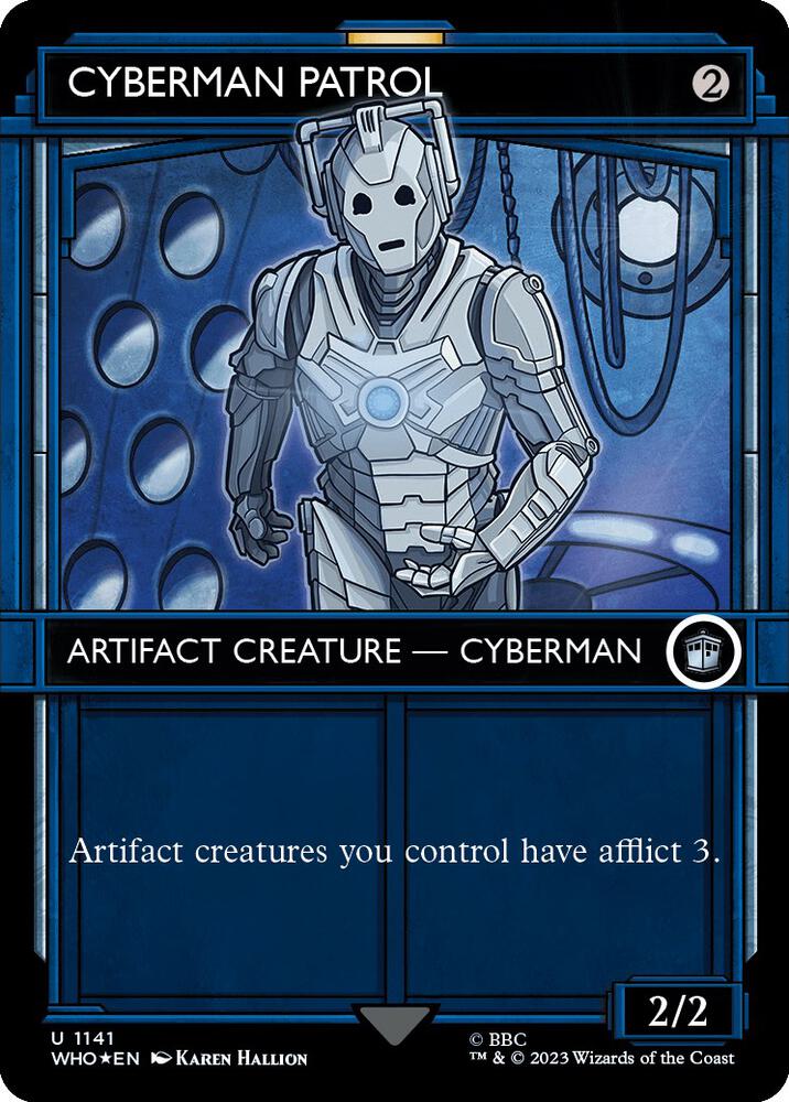Cyberman Patrol (Showcase) (Surge Foil), Universes Beyond: Doctor Who 1141