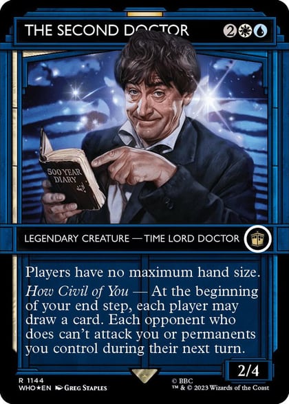 The Second Doctor (Showcase) (Surge Foil), Universes Beyond: Doctor Who 1144