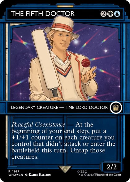 The Fifth Doctor (Showcase) (Surge Foil), Universes Beyond: Doctor Who 1147