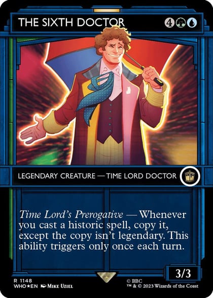 The Sixth Doctor (Showcase) (Surge Foil), Universes Beyond: Doctor Who 1148