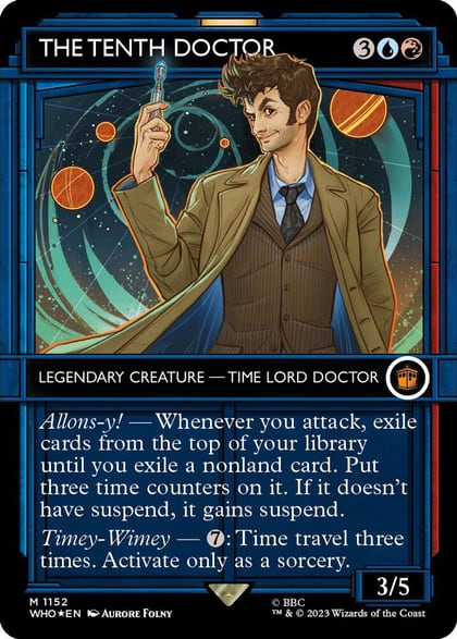 The Tenth Doctor (Showcase) (Surge Foil), Universes Beyond: Doctor Who 1152
