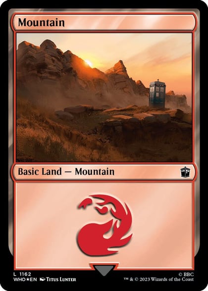 Mountain (1162) (Surge Foil), Universes Beyond: Doctor Who 1162