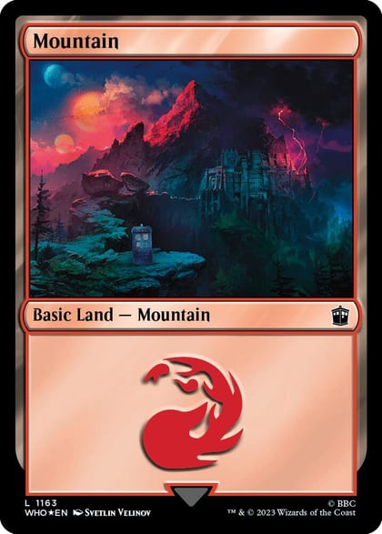 Mountain (1163) (Surge Foil), Universes Beyond: Doctor Who 1163