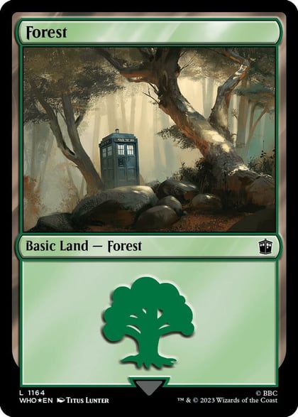 Forest (1164) (Surge Foil), Universes Beyond: Doctor Who 1164