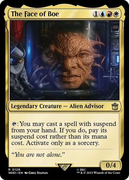The Face of Boe, Universes Beyond: Doctor Who 126