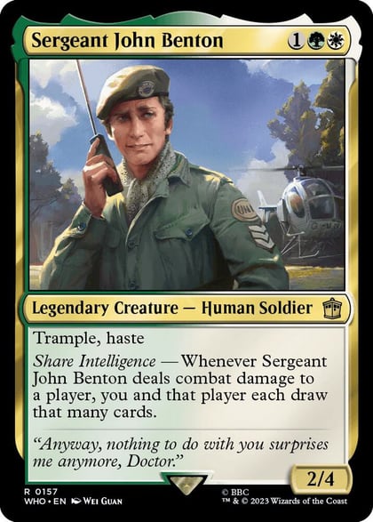 Sergeant John Benton, Universes Beyond: Doctor Who 157