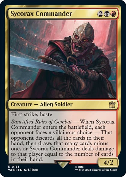 Sycorax Commander, Universes Beyond: Doctor Who 161