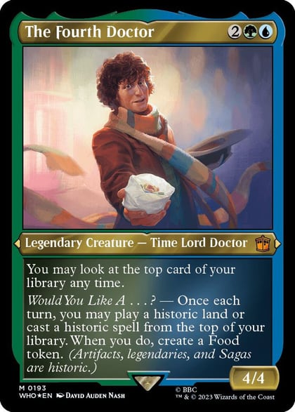 The Fourth Doctor (Display Commander) - Thick Stock, Universes Beyond: Doctor Who 193