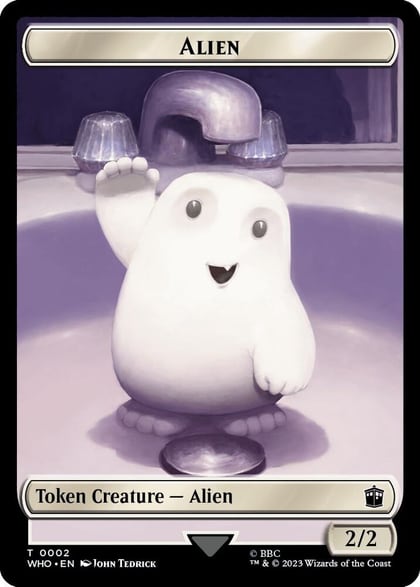 Alien // Mark of the Rani Double-Sided Token, Universes Beyond: Doctor Who 2 // 15
