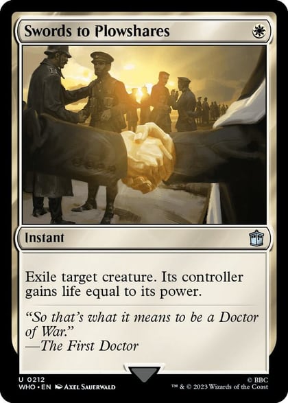 Swords to Plowshares, Universes Beyond: Doctor Who 212